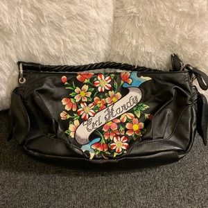 Ed Hardy Floral Purse